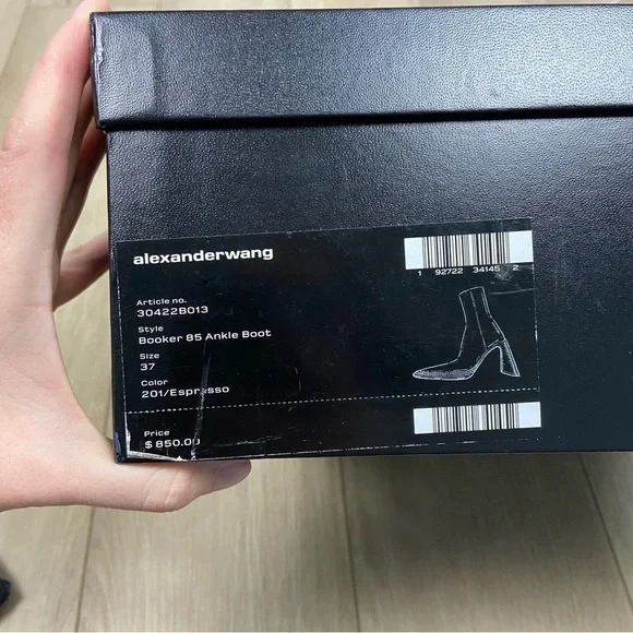 Alexander Wang Booker 85 Bootie in Espresso Size 37